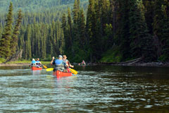 Kanutour Big Salmon River